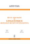 Revue Roumaine De Linguistique-羅馬尼亞語(yǔ)言學(xué)評(píng)論