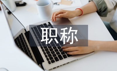 職稱聘任申請書